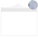 Telo di Ricambio Laterale per Gazebo Pieghevole 2x2m Impermeabile Ricambio Bianco