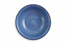 Set 6 Piatti Fondi Ø21x5 cm in Gres Villa d'Este Home Tivoli New Baita Blu