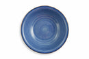 Set 6 Piatti Fondi Ø21x5 cm in Gres Villa d'Este Home Tivoli New Baita Blu