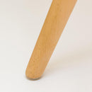 Set 2 Sgabelli da Cucina 43x42x77 cm Gambe in Legno Alfred Neri