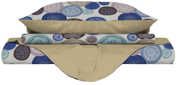 Copripiumino con stampa sul Sacco e Federe Doubleface Murrine prezzo