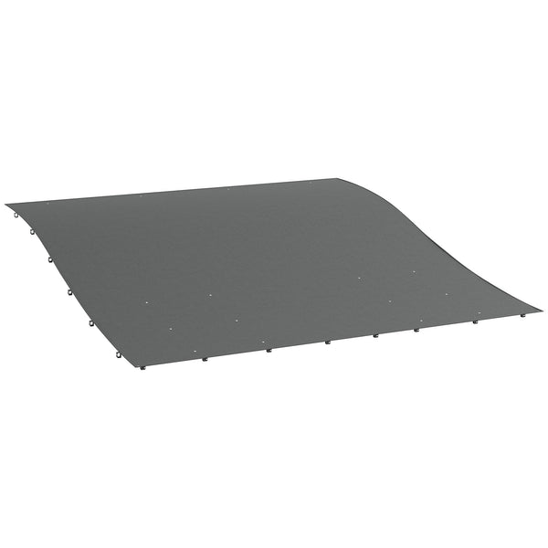 Telo di Ricambio per Pergola da Giardino 297x297 cm con 16 Fori di Drenaggio Grigio online