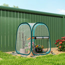 Mini Serra Pop Up 70x70x80 cm Pieghevole in Acciaio e Plastica   