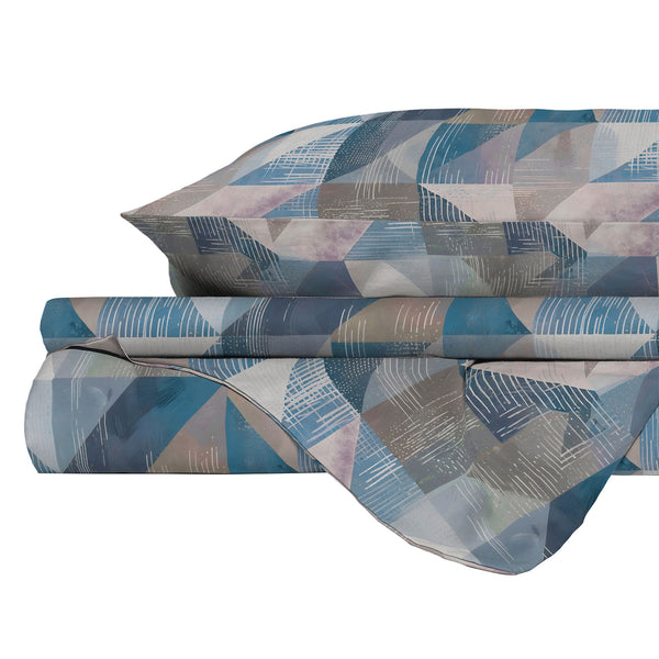 Copripiumino con Stampa sul Sacco e Federe Linea River Sepik Blue Varie Misure online