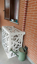 Copri Condizionatore 96x52x82 cm in Alluminio Glam L Bianco