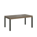  Tavolo Allungabile 140-400x90x77 cm Everyday Premium Tortora Gambe Antracite
