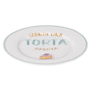 Set 4 Piattini Dolce Ø19x1,5 cm in New Bone China VdE Tivoli 1996 Le Travisate Bianco