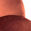 Set 4 Sedie Imbottite 38x43x74 cm in Vellluto Velvet Bronzo e Oro