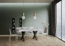Tavolo 160x90x77 cm Traffic Fix Bianco Frassino