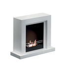 Camino a Bioetanolo da Pavimento 70x30x70 cm 2000W 1L Camogli Bianco 
