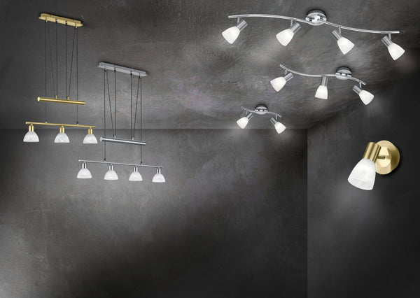 Faretto da Interno a LED in Metallo Nickel Opaco sconto