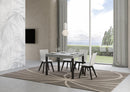 Tavolo Allungabile 120-204x80x77 cm Everyday Cemento e Antracite