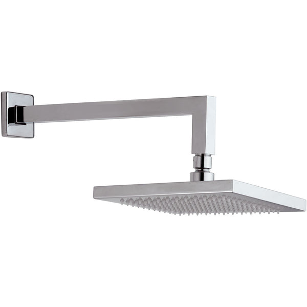 online Soffione Doccia Quadrato 20x20cm in Ottone con Braccio a Parete Mariani Cromato