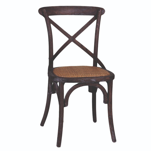 Sedia in Legno 51x55H46,5/89cm Cross Grigio Scuro acquista