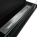 Camino a Bioetanolo da Incasso ad angolo 90x24,5x45 cm Trevi 90 Nero 