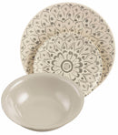 Servizio Piatti 18 Pezzi in Hard Dolomite Villa d'Este Home Tivoli Cala Blanca Multicolor