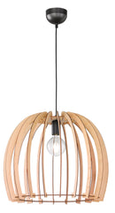 Lampada a Sospensione da Interno Attacco E27 in Legno naturale Legno