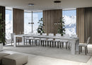 Tavolo Allungabile 160-420x90x77 cm Roxell Cemento