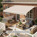 Telo di Ricambio per Tenda Parasole Retrattile 337x250 cm in Poliestere UV 50+ Crema      