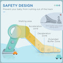 Scivolo per Bambini Pieghevole 102x53x53 cm in Plastica Verde