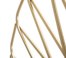 Specchio Rays Ø96x3,5 Misura Specchio Ø43 cm in Ferro Oro