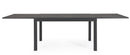 Tavolo Allungabile da Esterno 135-270x90x75h cm in Alluminio Cliv Antracite  