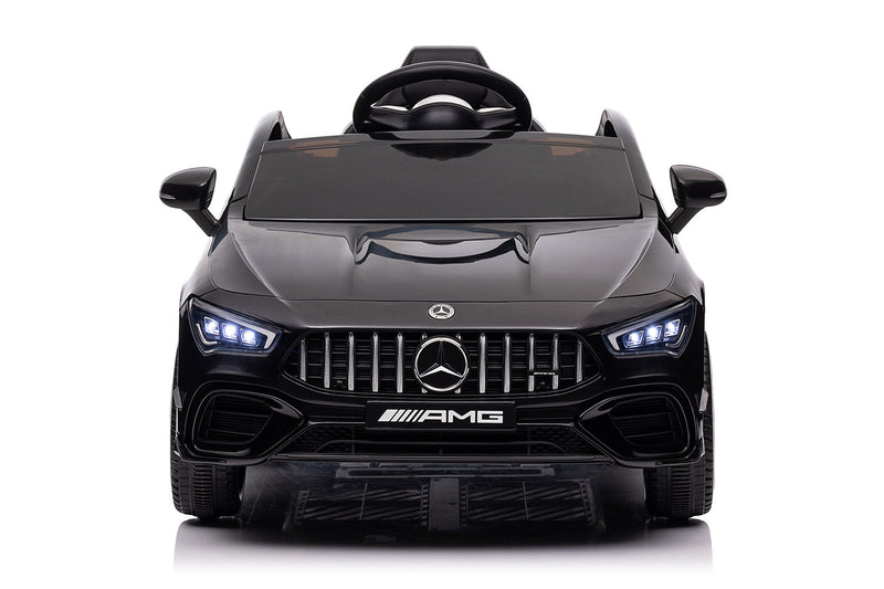 Macchina Elettrica per Bambini 12V con Licenza Mercedes CLA45 AMG Nera 