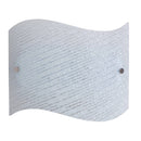 Applique 1xE27 Finali Cromo Vetro Lastra Graniglia Bianco E-Energy Zoe