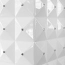 Camino a Bioetanolo da Pavimento 113x97,3 cm Flig Boise Swarovski Bianco Lucido 