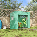 Serra da Giardino per Piante Pomodori 200x77x169 cm in PE Telaio in Acciaio 