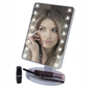 Specchio da Tavolo con LED per Trucco Make-Up Kooper  Bianco