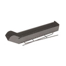 Cuoci Arrosticini a Carbone Filoteo 100x14x75 cm Rampa di Carico e Scarico Cenere in Acciaio Nero  