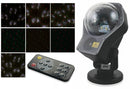 Proiettore Laser 2 Colori Effetto Neve Luci Natalizie da Interno e Esterno e Interno Soriani