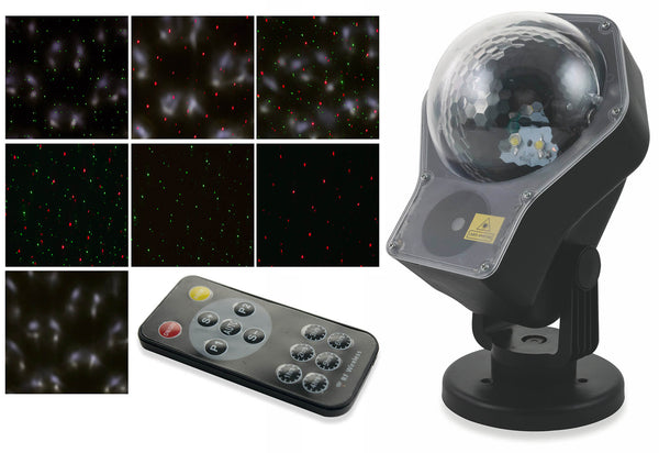 prezzo Proiettore Laser 2 Colori Effetto Neve Luci Natalizie da Interno e Esterno e Interno Soriani