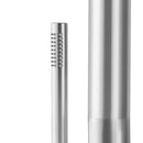 Doccia da Giardino da Parete Doppio Miscelatore con Doccetta Sined  Arborea Inox