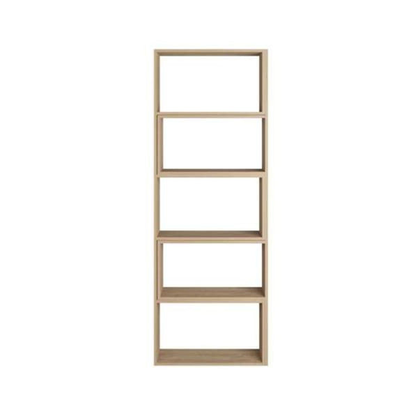 Libreria 72x22x200 cm Wish estensibile angolare rovere sconto