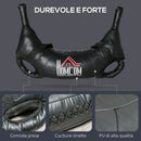 Sacca Bulgara 20 Kg 72x50x18 cm per Allenamento Fitness Nero