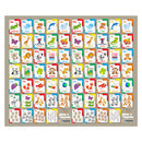 Tappeto Extramorbido per Bambini 200x150 cm Arrotolabile Doppia Grafica Multicolore