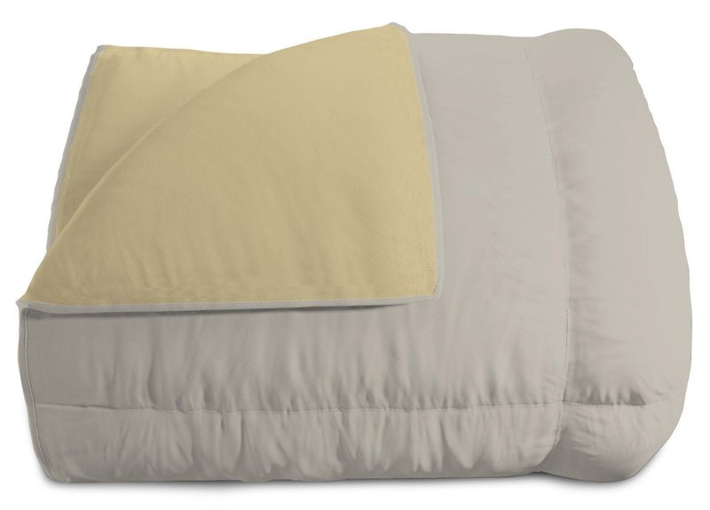 Trapunta Invernale Doubleface 300gr Panna\/Grigio Chiaro