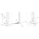 Doccia da Giardino Miscelatore Temporizzato e Lavapiedi Arkema Jolly S Vari Colori