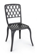 Set 2 Sedie da Giardino 44x46x89h cm Faenza Antracite 
