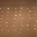 Luci di Natale tenda 200 Led plastica bianco caldo cm 450