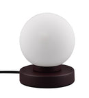 Lampada da Tavolo da Interno Attacco E14 in Metallo Ruggine 