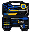 Cassetta Valigetta Attrezzi Porta Utensili da Lavoro Completa 39 pz Blu Kinzo 