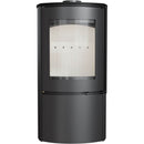 Stufa a Legna 6/11KW in Acciaio Flig Santa Monica Nera