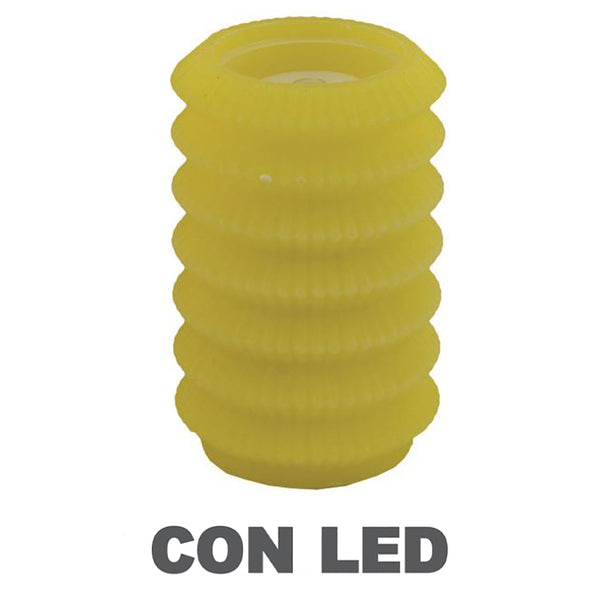 Candela led lanterna giallo fontana cm Ø13,5xh20 acquista