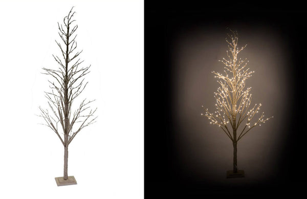 acquista Albero di Natale Luminoso 306 LED in Carta H210cm Oro