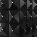 Camino a Bioetanolo da Pavimento 113x97,3 cm Flig Boise Swarovski Nero Matto