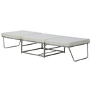 Pouf Letto Trasformabile con Materasso Pouff Puff Brandina Pieghevole 69x69x37 cm 