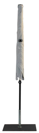 Ombrellone da Giardino 2x2 m Palo Ø38 mm in Alluminio Tessuto Poliestere Trend Bianco